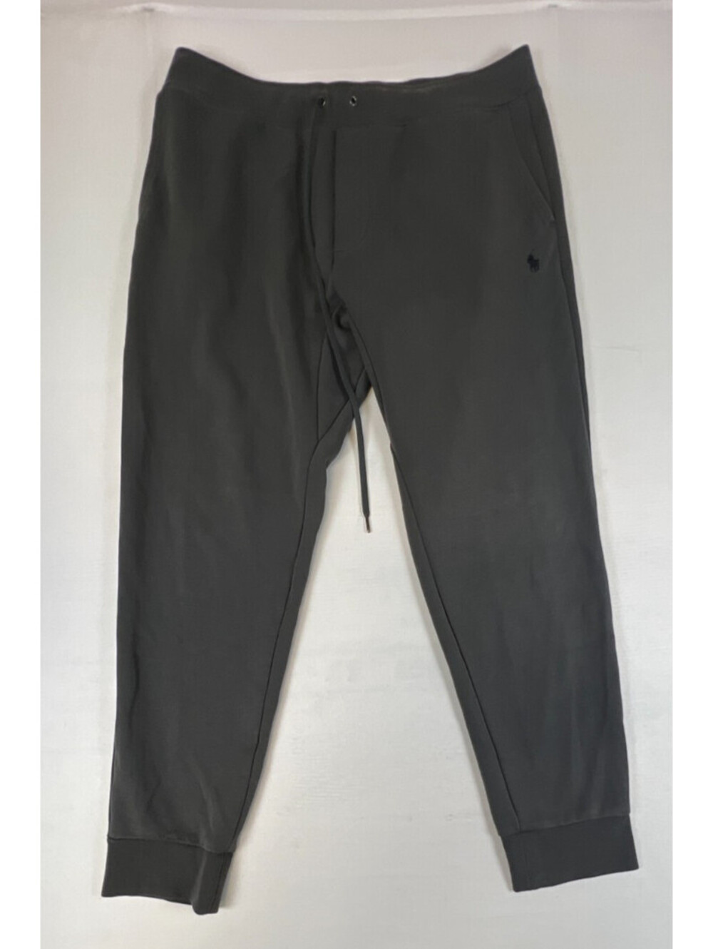 Polo Ralph Lauren Men XL Gray Jogger Sweatpants Drawstring Embroidered Pony Logo